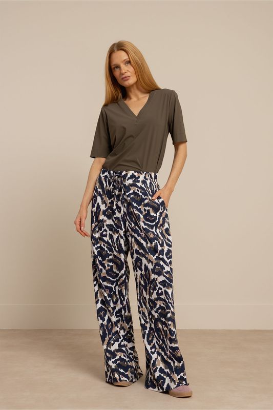 Studio Anneloes Grace leopard trousers Multi