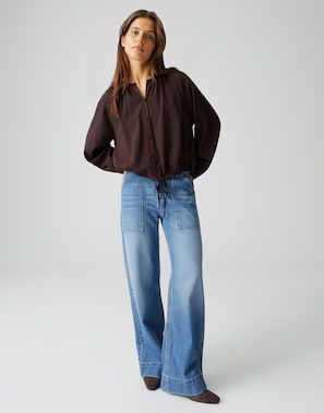 Opus Firene Blouse Bruin