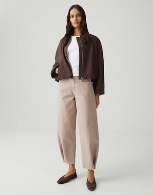 Opus Lolah vision barrel jeans Bruin