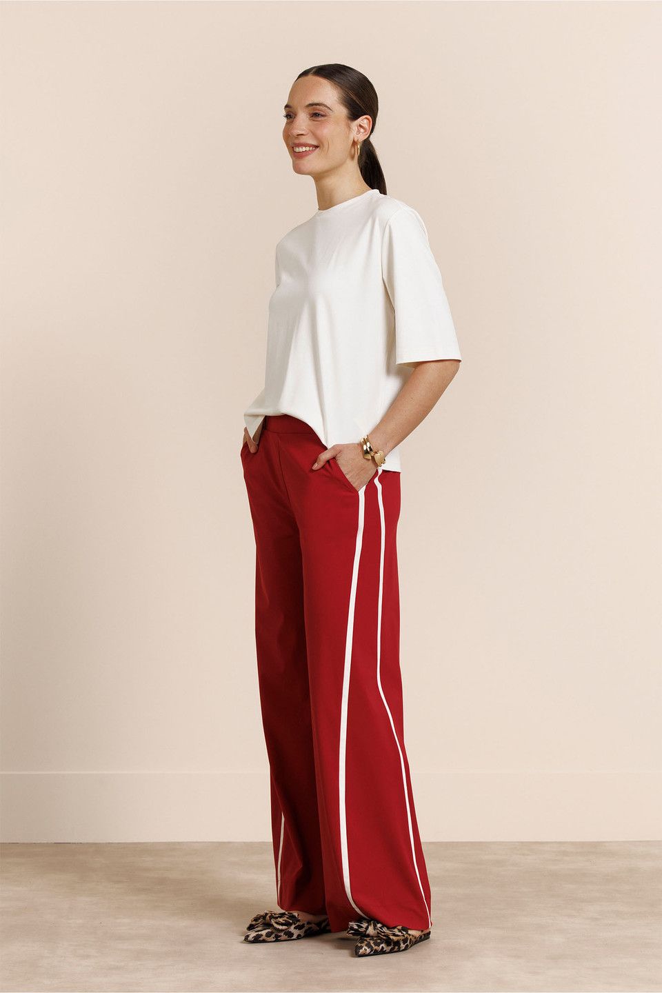 Studio Anneloes Levie trousers Rood