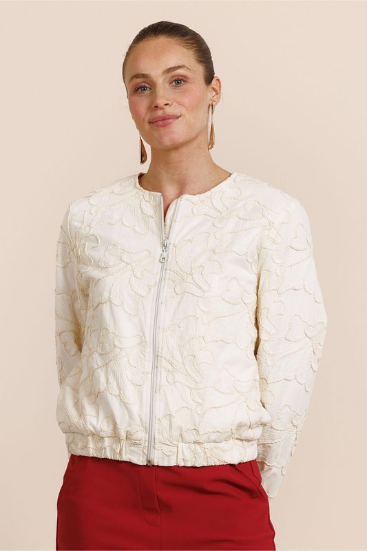 Studio Anneloes April embroidery jacket Ecru