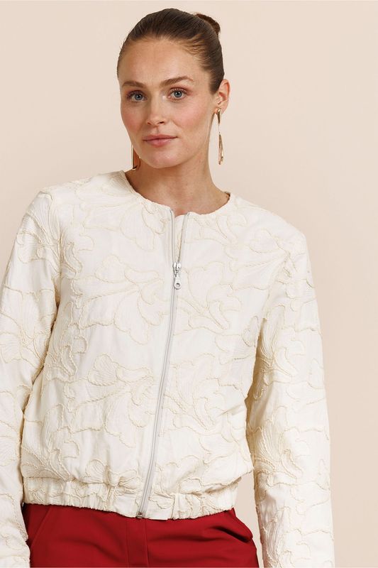 Studio Anneloes April embroidery jacket Ecru
