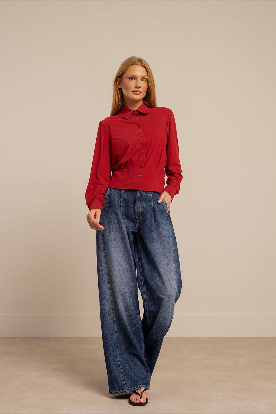 Studio Anneloes Geesje blouse Rood