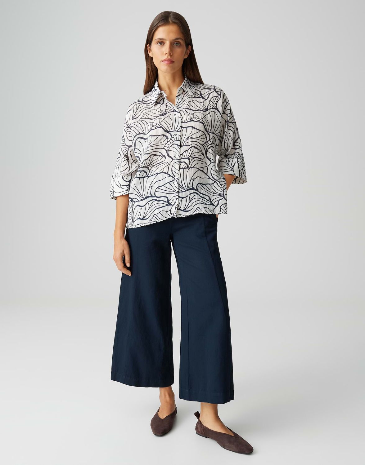 Opus Fashell Blouse Blauw