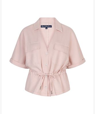 Red Button Drew Drawstring Co/Linen Grijs SRB4909