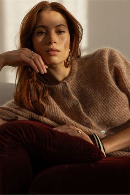 Studio Anneloes Bibi sl cardigan Beige