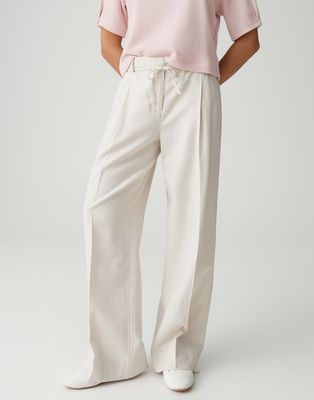 Opus Meeri coastal broek Beige