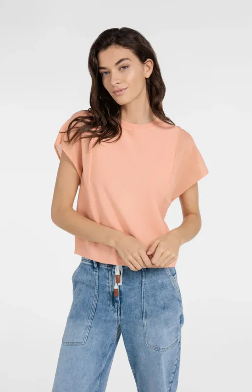 YaYa Sweater with transparent short Oranje 01-000578-604