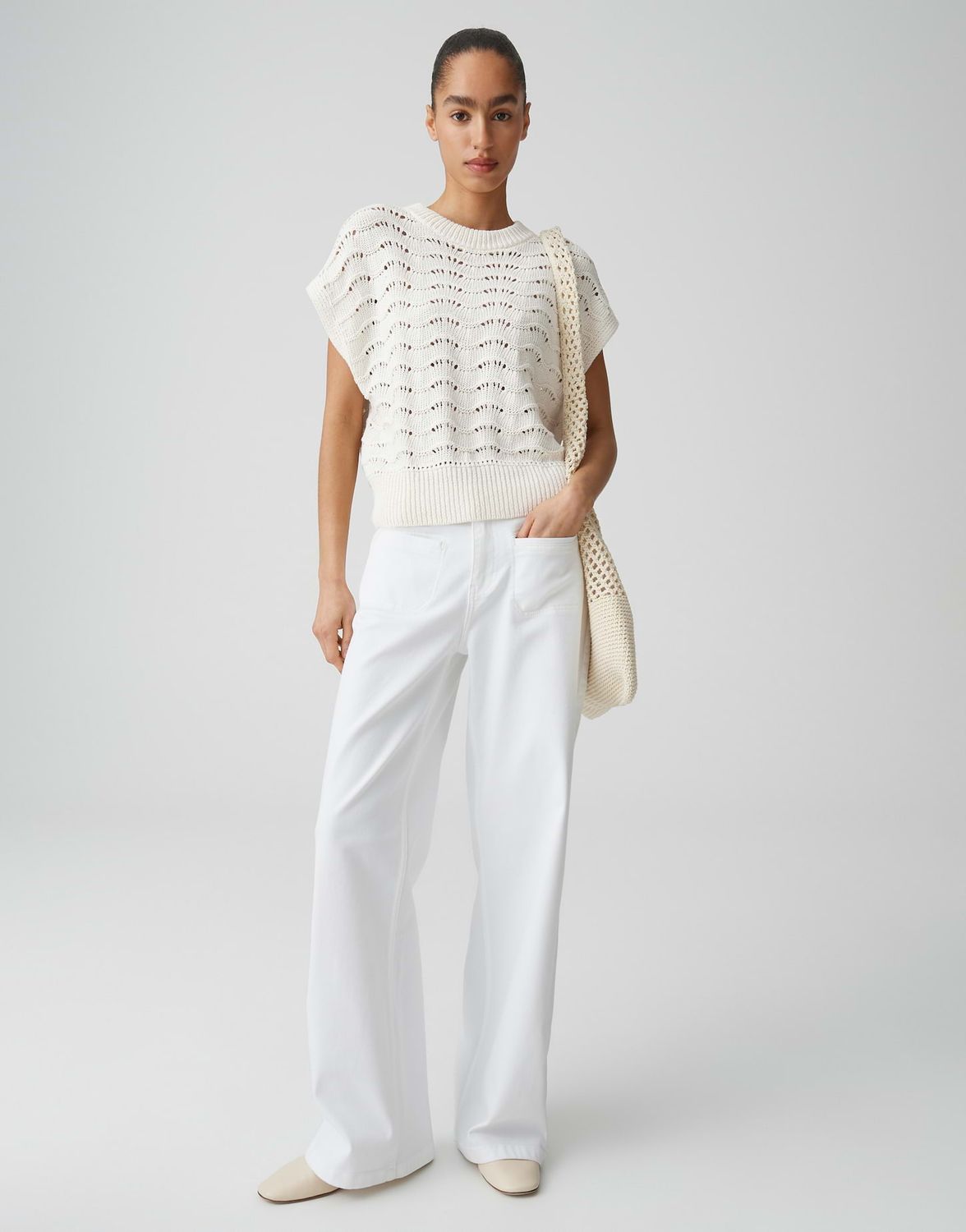 Opus Pydra Trui Ecru