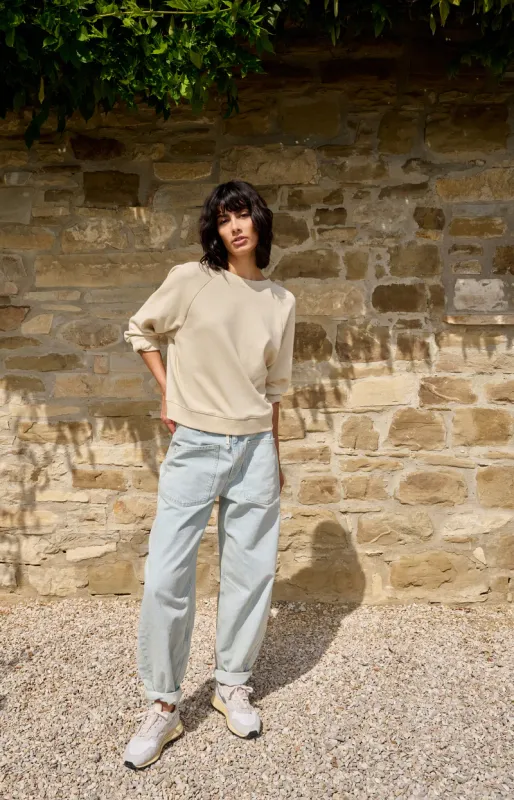 YAYA Gekleurde denim met koordsluiting Blauw