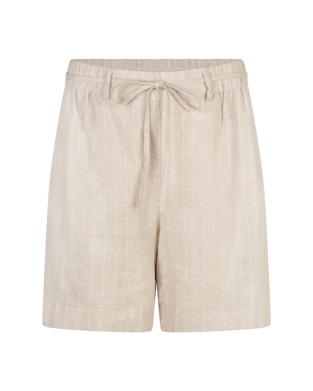 Red Button Cami Short Linen/Visco Pinstripe Grijs SRB4914