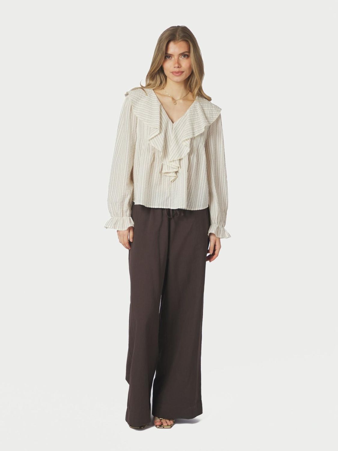 Neo Noir Heifa Linen Pants Bruin 167698