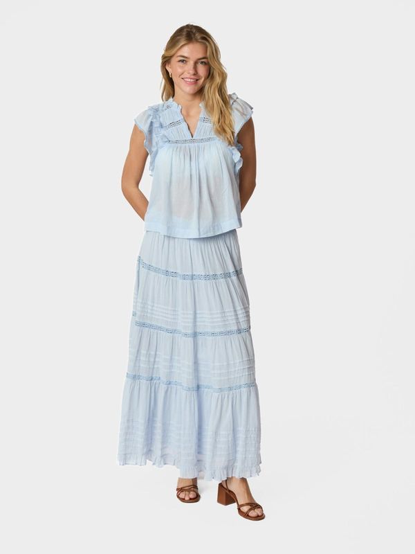 Neo Noir Jayla S Voile Top Blauw 159881
