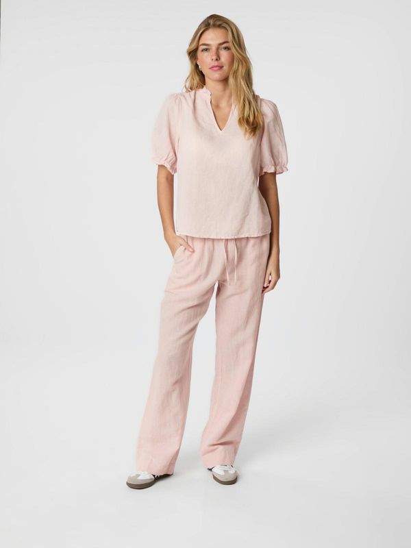 Neo Noir Sonar Linen Pants Roze 158949