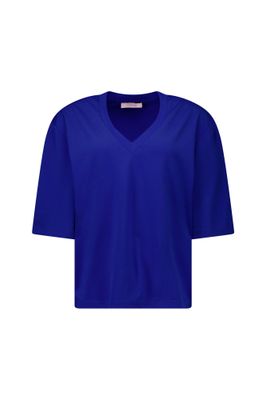 Studio Anneloes Fiore vneck t-shirt Blauw 13764