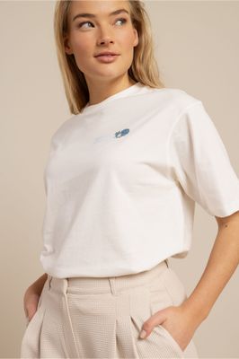 Studio Anneloes Flirty flower fiep t-shirt Wit 13766