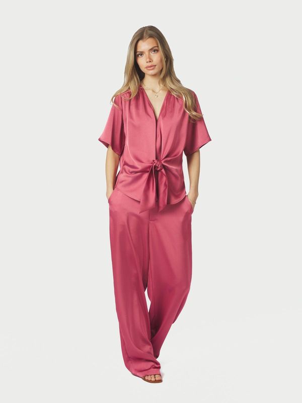 Neo Noir Emmett Heavy Sateen Pants Roze 164136