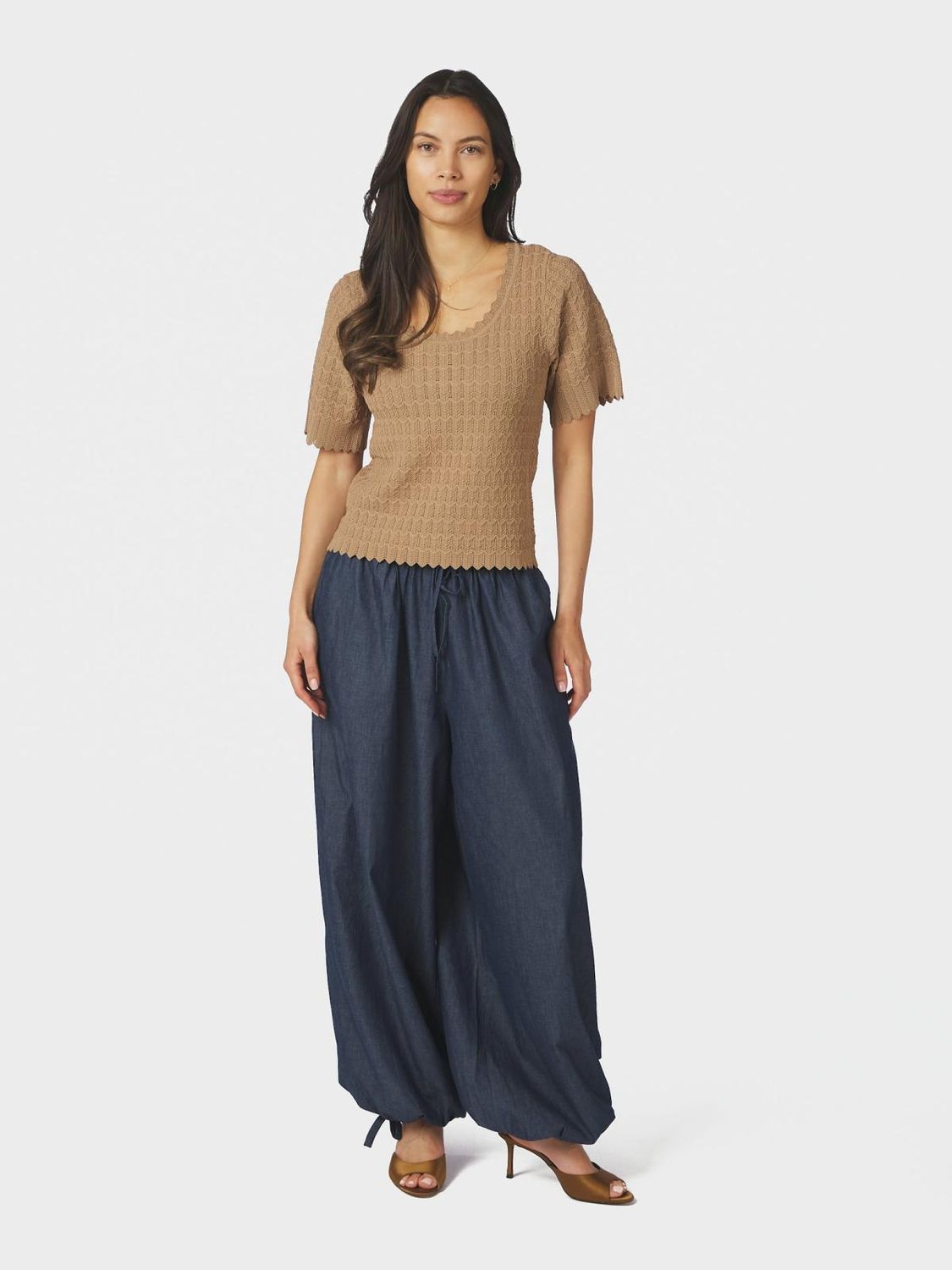 Neo Noir Roxane Balloon Denim Pants Blauw 169312