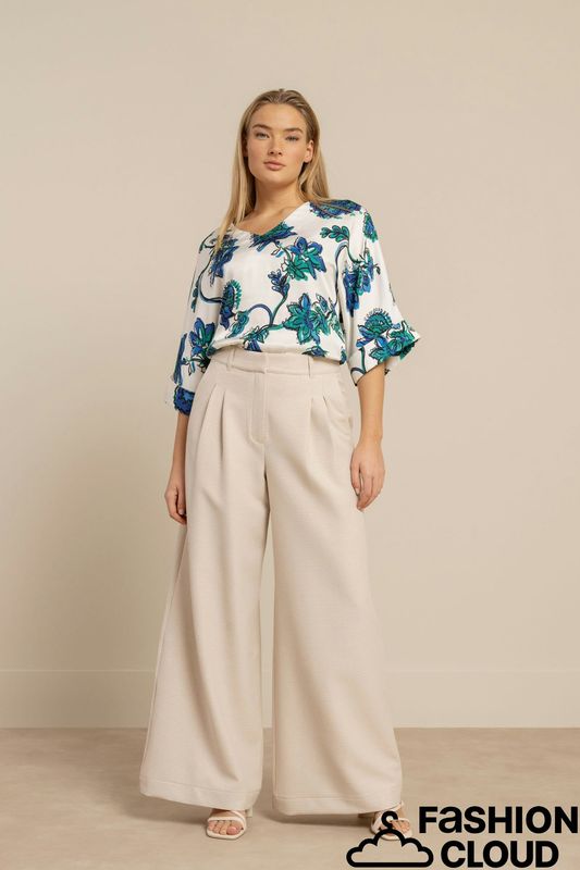 Studio Anneloes Madison flower top Blauw 13740