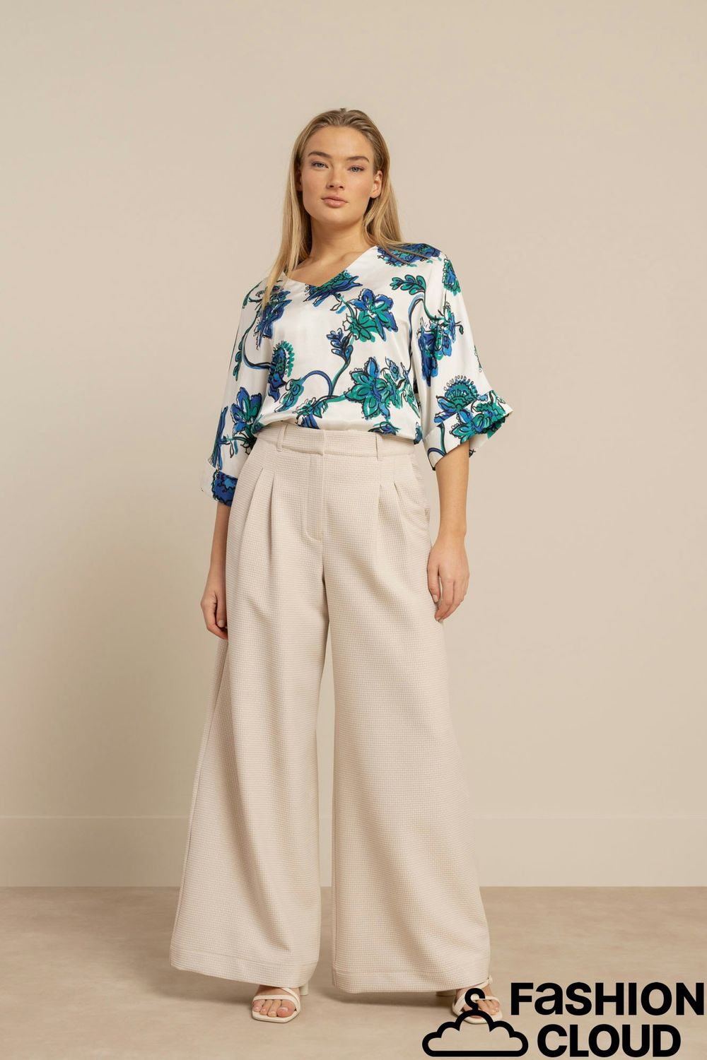 Studio Anneloes Madison flower top Blauw 13740