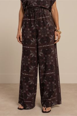 Studio Anneloes Grace paisley trousers Bruin 13746