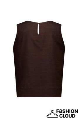 Studio Anneloes Gilian linen top Bruin 13756