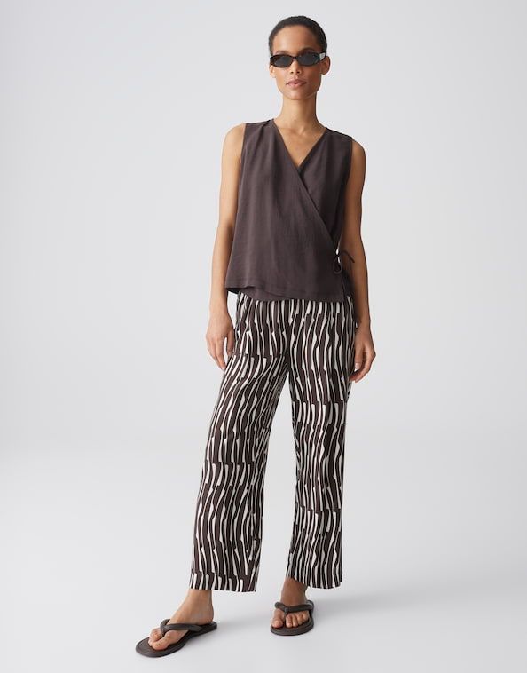 Opus Marou bamboo Broek Rood