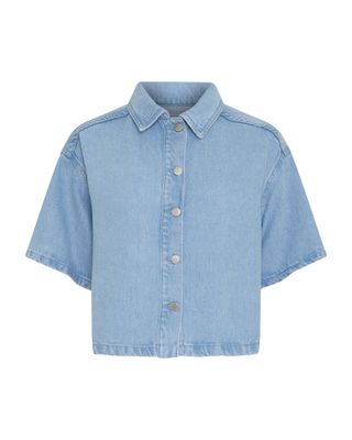 MSCH Copenhagen MSCHSaphina 2 4 Shirt Blauw 20104