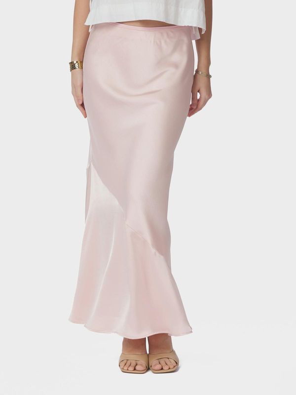 Neo Noir Ninad Heavy Sateen Skirt Roze 168523
