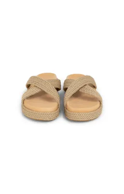 YaYa Sandal with rope detailSandal Beige 05-051018-604