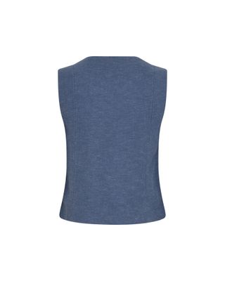 MSCH Copenhagen MSCHViana Ginia V Neck Waistcoat Blauw 19897
