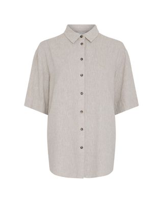 MSCH Copenhagen MSCHViana Ginia 3 4 Shirt Beige 19654