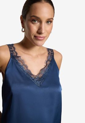Zero Bluse Kurz ohne Arm Blauw 110-10004116