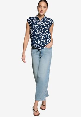 Zero Bluse Kurz 1/2 Arm Blauw 110-10004047