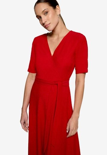 Zero Kleid Lang 1/2 Arm Rood 110-10004010