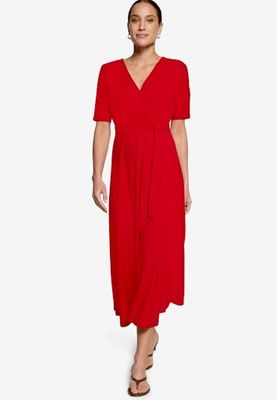Zero Kleid Lang 1/2 Arm Rood 110-10004010