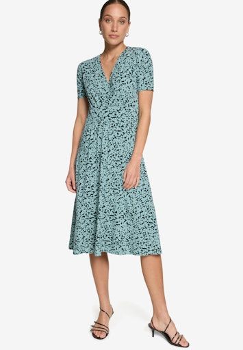 Zero Kleid Kurz 1/2 Arm Groen 110-10003900