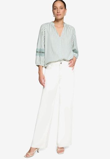Zero Bluse Kurz 3/4 Arm Blauw 110-10003972