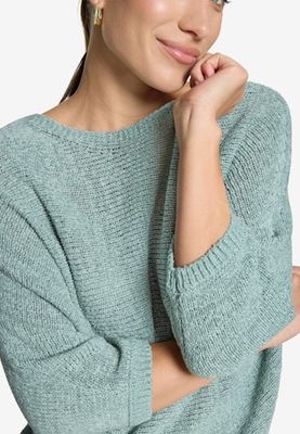 Zero Strickpullover Kurz 3/4 Arm Blauw 110-10003968