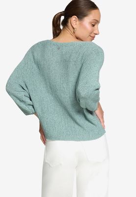 Zero Strickpullover Kurz 3/4 Arm Blauw 110-10003968