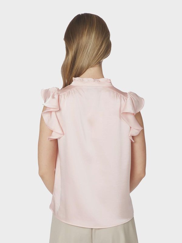 Neo Noir Stella Heavy Sateen Blouse Roze 162668