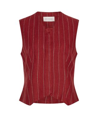 MSCH Copenhagen MSCHClaritte Waistcoat STP Rood 19796