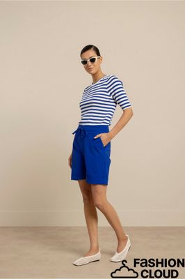 Studio Anneloes Luna stripe sl pullover Blauw 13827
