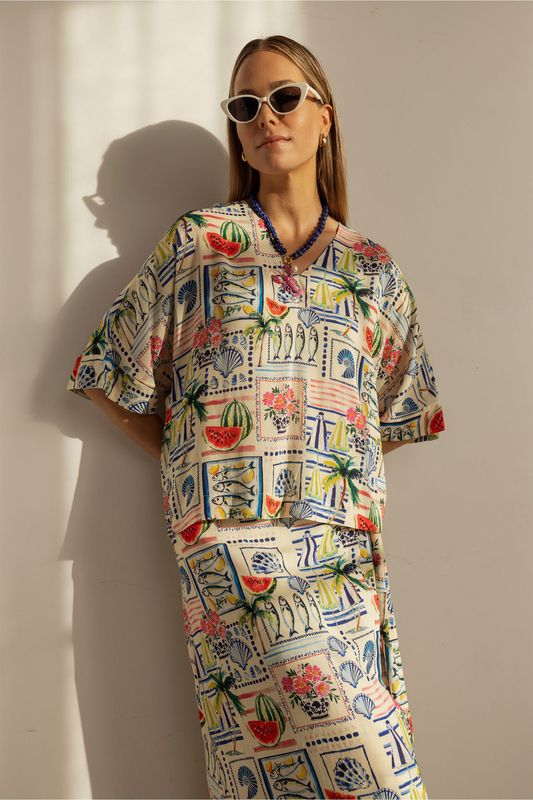 Studio Anneloes Madison sardines top Multi