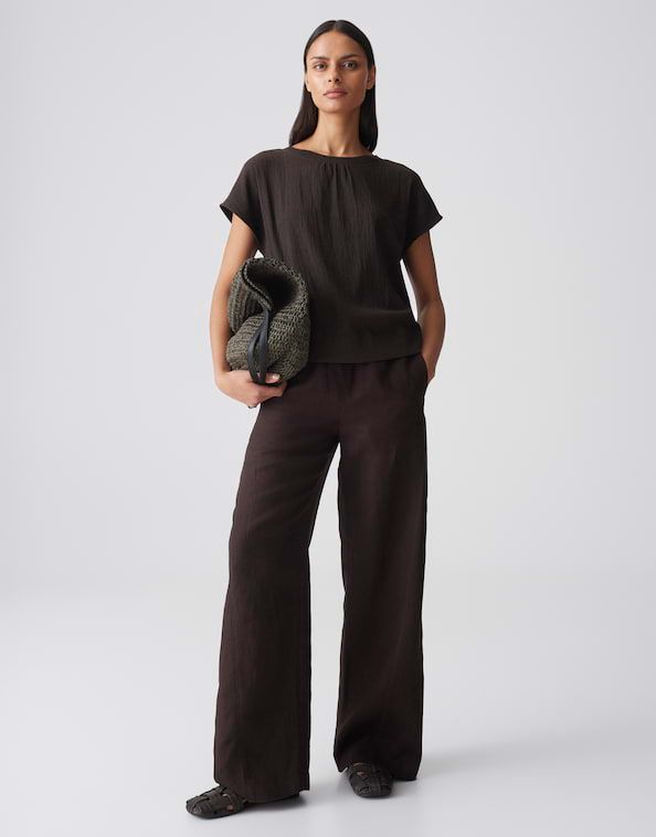 Opus Salti Shirt Bruin
