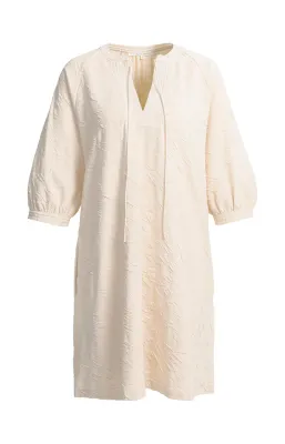 YaYa Structured Jersey dress Beige 01-609219-605