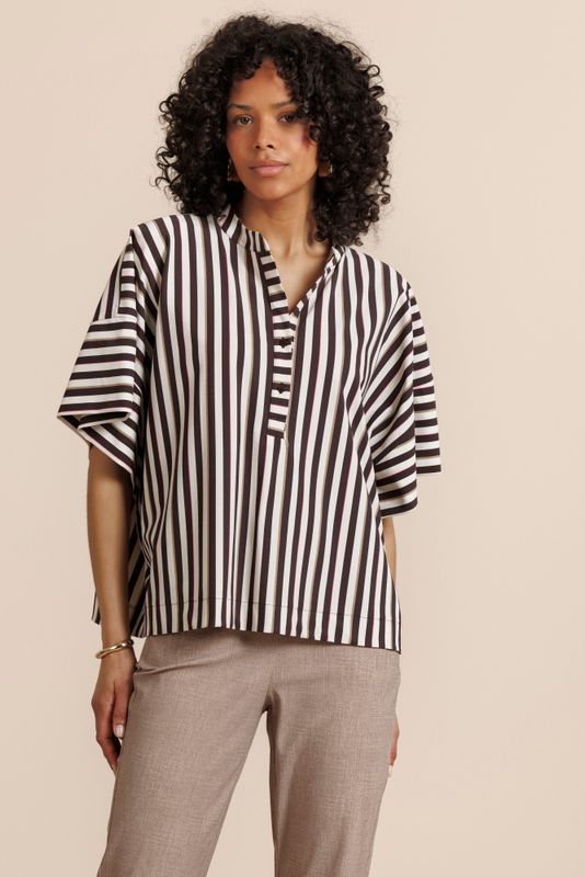 Studio Anneloes Laureen stripe blouse Multi 13862