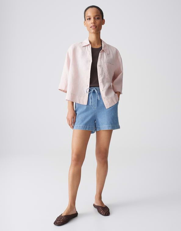 Opus Musia shorts Blauw 10582014226444