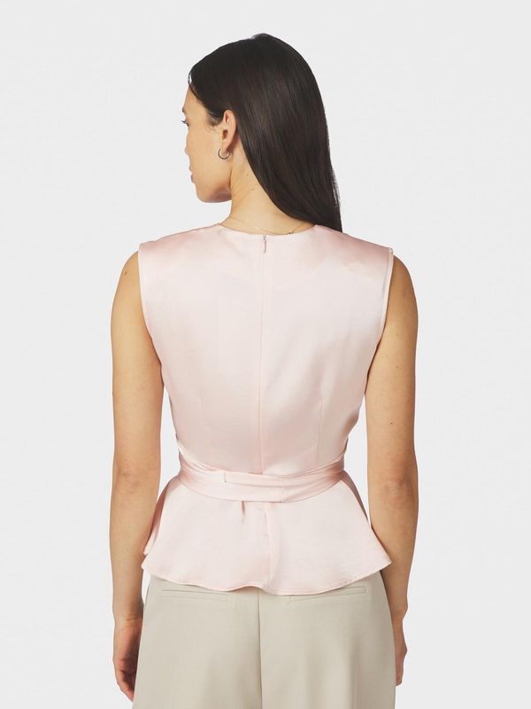 Neo Noir Risetta Heavy Sateen Top Roze 167086