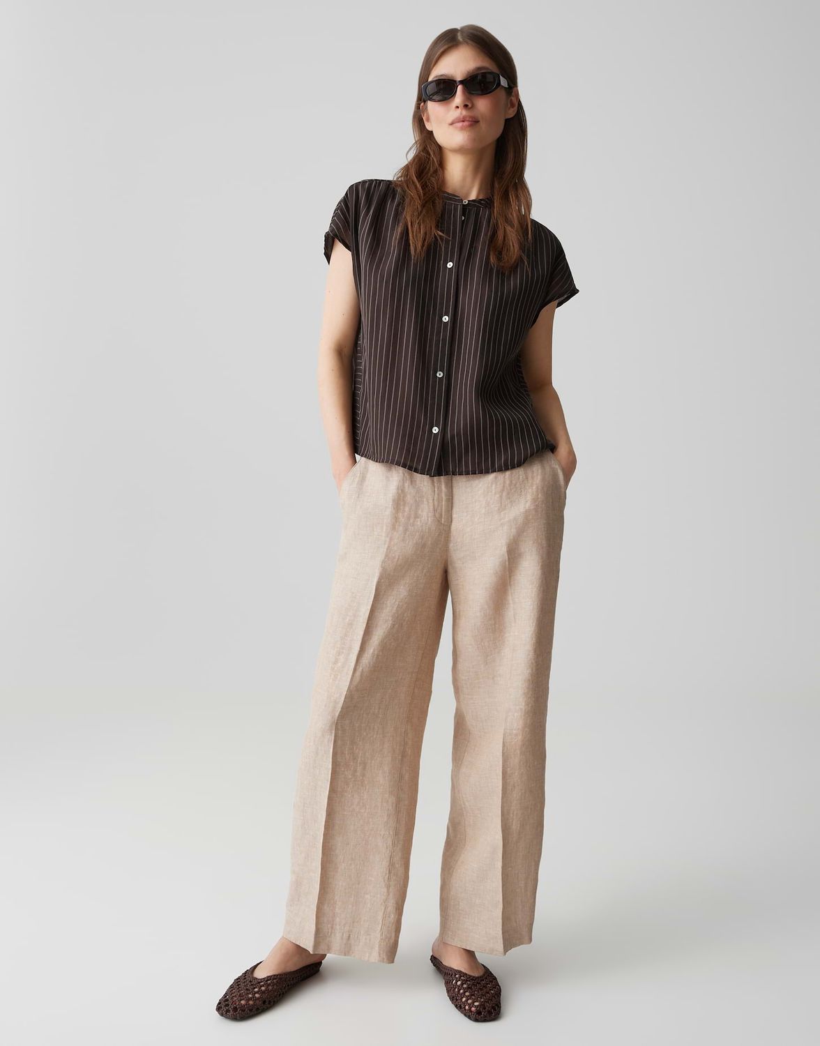Opus Friepe Blouse Bruin